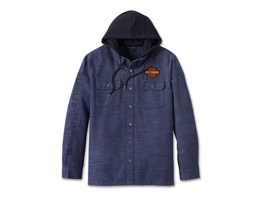 chemise à capuchon pour homme